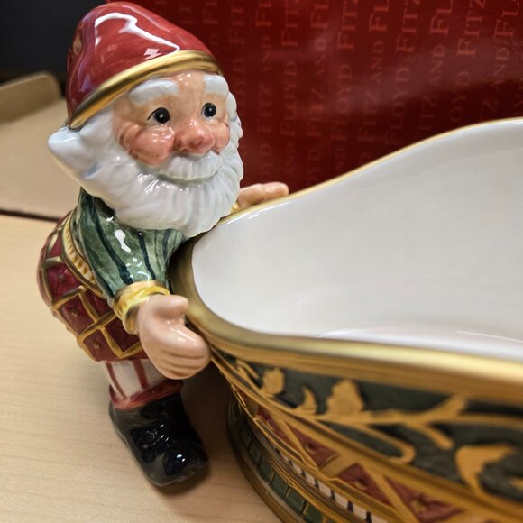 Fitz & Floyd Christmas Court Tidbit Dish - Picture 4 of 5